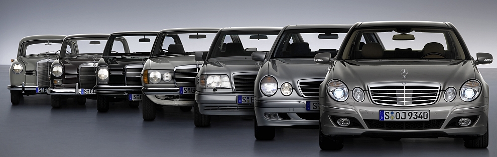 Mietwagen Mercedes W211 Einführungsschrift Einführung E Klasse Typ 211 Taxi 